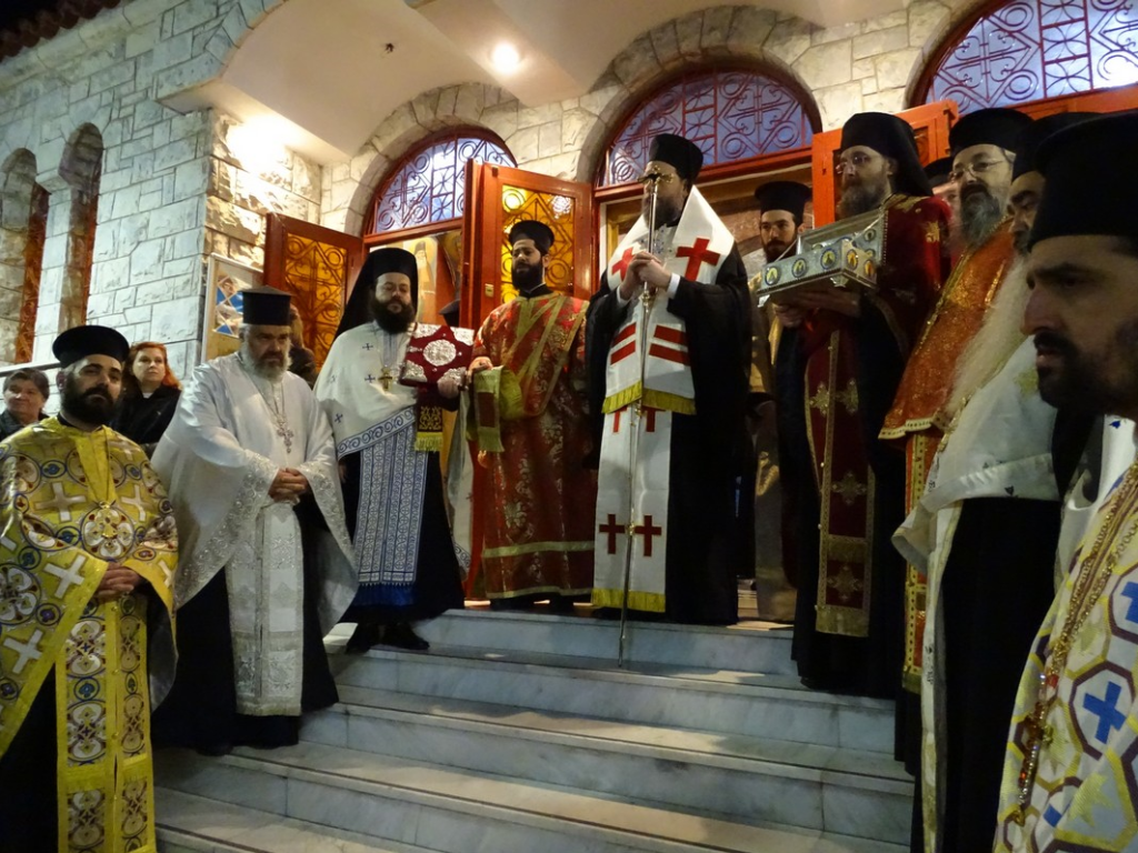 Μεθέορτος Εσπερινός και Λιτάνευση Ιεράς Εικόνας Αγ. Νεκταρίου στο Ηράκλειο Αττικής