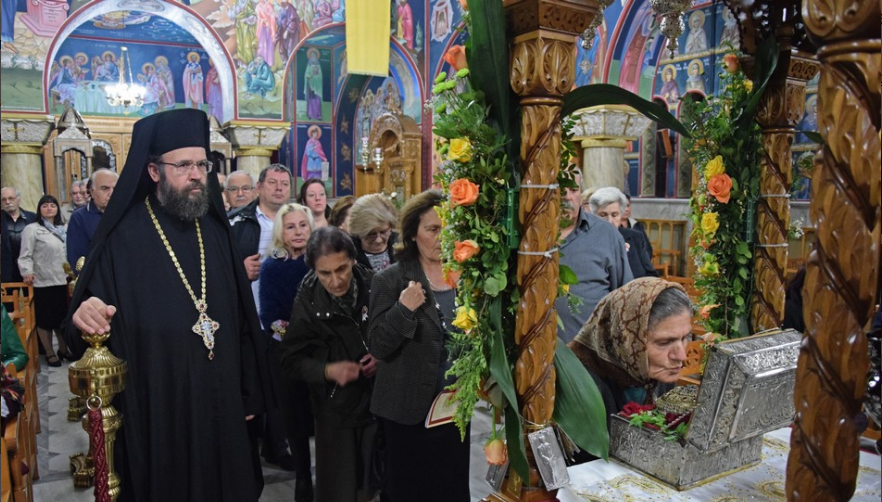 Η Τιμία Κάρα του Αγίου Παρθενίου στον Καρέα