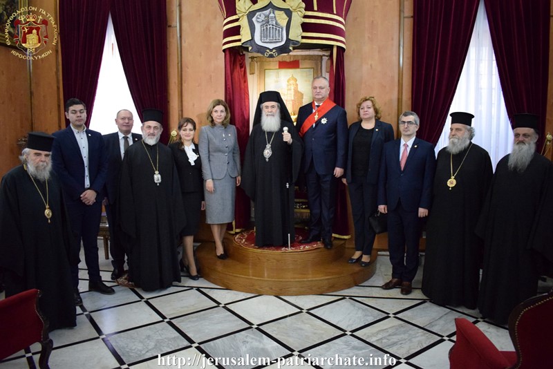 Στο Πατρ. Ιεροσολύμων ο Πρόεδρος της Μολδαβίας