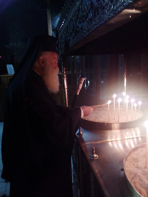 Μνημόσυνο για τον Μακαριστό Αρχιεπίσκοπο Σεραφείμ