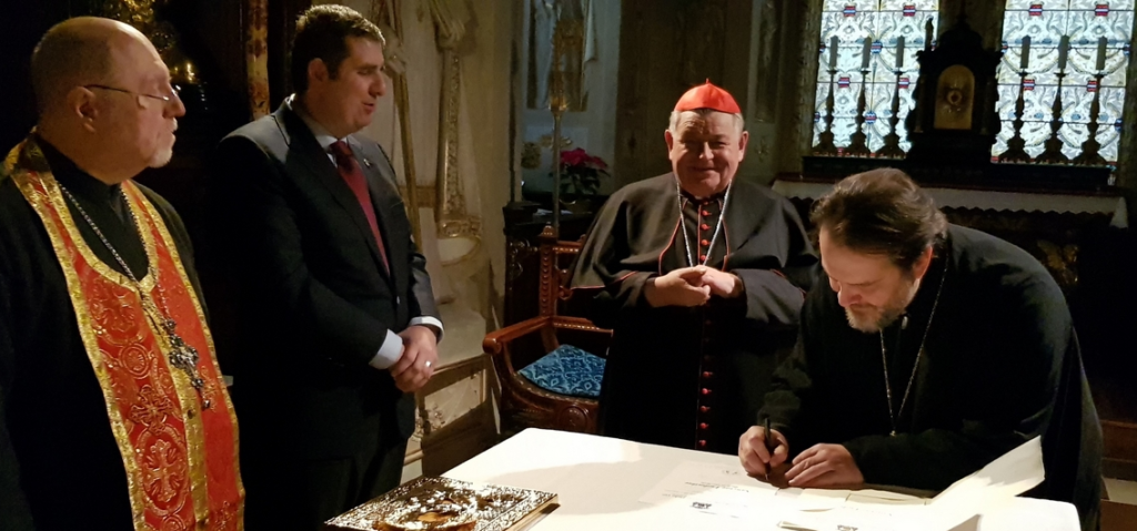 Храму в честь святой мученицы княгини Людмилы Чешской в Праге передана частица ее мощей