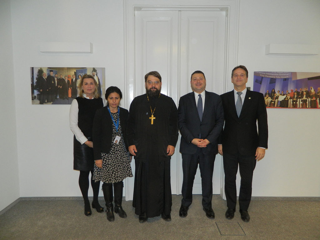 Секретарь ОВЦС по межрелигиозным отношениям встретился с руководством Международного центра межрелигиозного и межкультурного диалога имени Короля Абдаллы