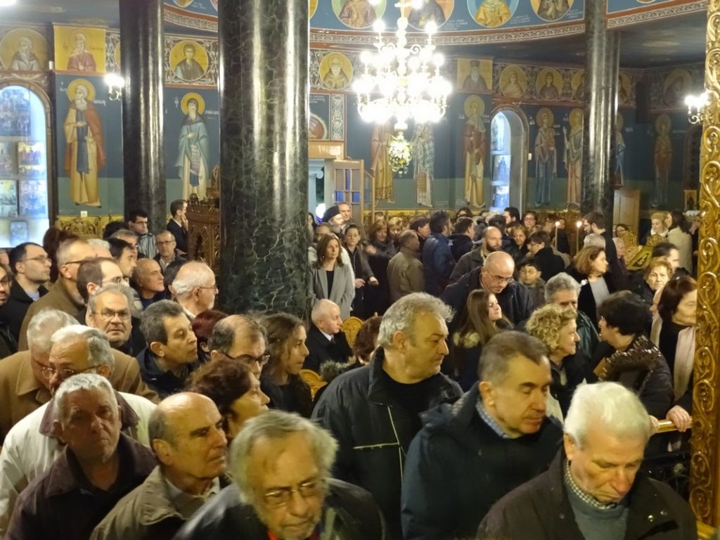 Νέα Ιωνία: Πλήθος κόσμου στον Εσπερινό του Αγίου Στεφάνου