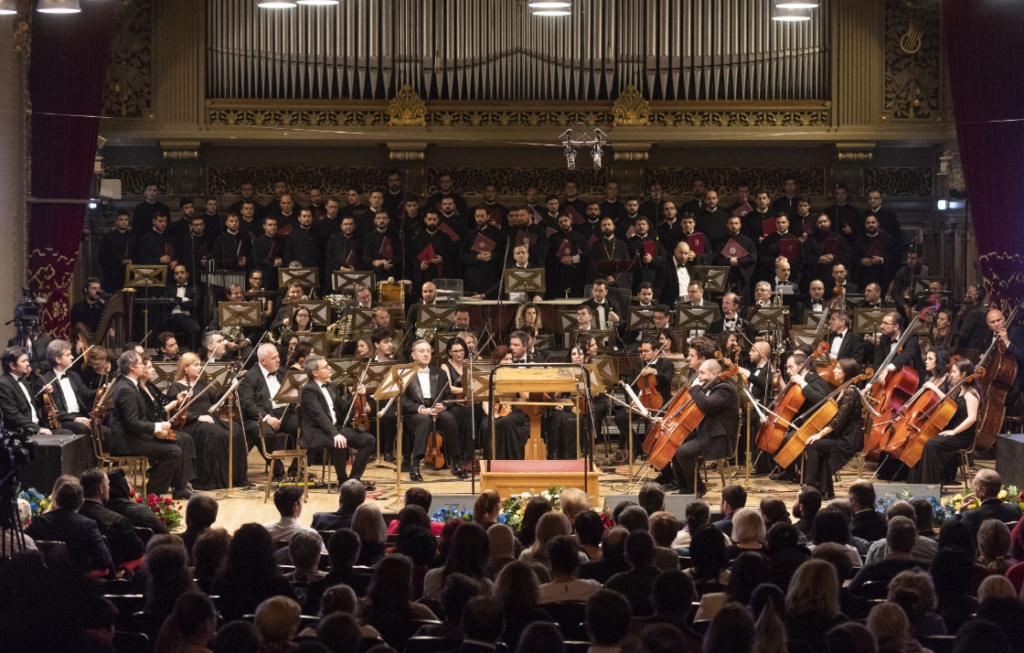La Ateneul Român s-a desfășurat Concertul de colinde și cântece patriotice „Uniți pentru România creștină”