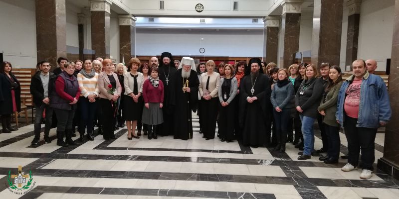 Негово Светейшество посети Националната библиотека „Св. св. Кирил и Методий“