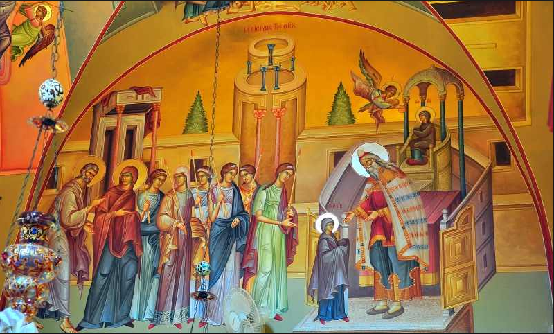 В канун праздника Введения во храм Пресвятой Богородицы Святейший Патриарх Кирилл совершил всенощное бдение в Храме Христа Спасителя