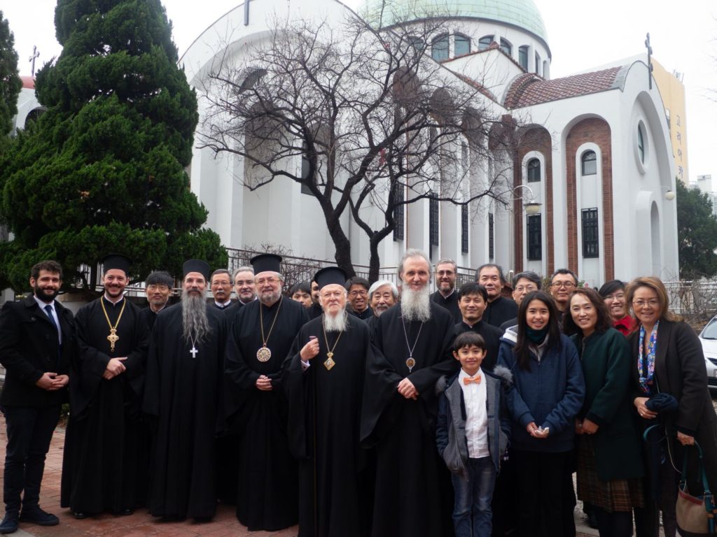HAH Ecumenical Patriarch Bartholomew visits St. Nicholas Parish in Seoul