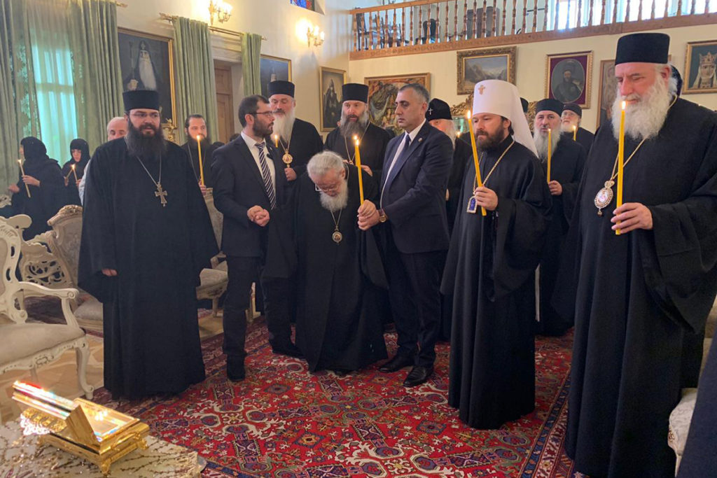 Particle of hieroconfessor Famar’s relics is handed over to the Georgian Orthodox Church