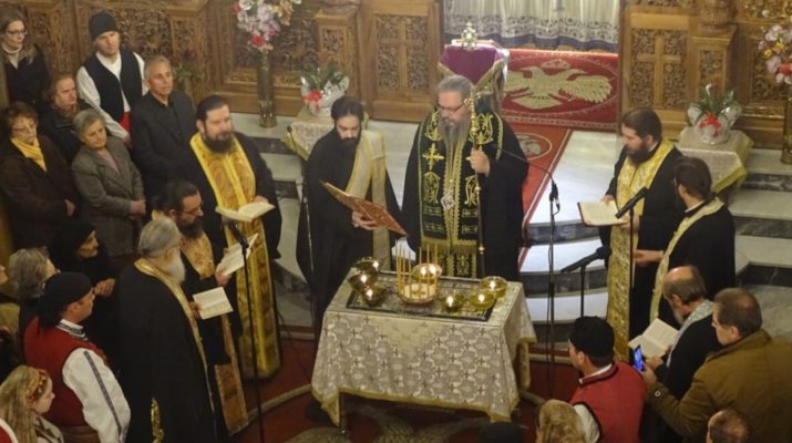 Το Μυστήριο του Ευχελαίου τέλεσε ο Μητρ. Λαρίσης