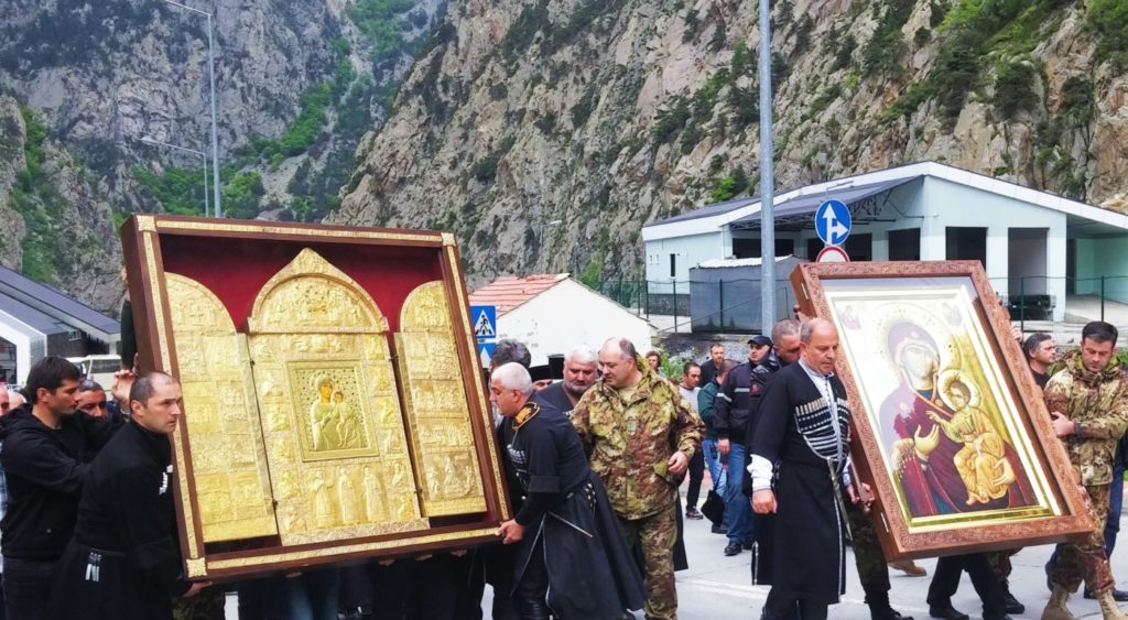 აწყურისა და ივერიის ღვთისმშობლის ხატების მოგზაურობის გრაფიკი