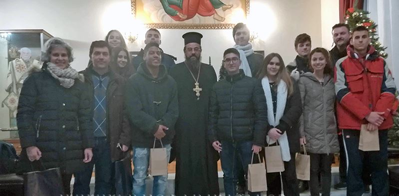 Μαθητές της Λεοντίου Σχολής στην Μητρ. Ιωαννίνων