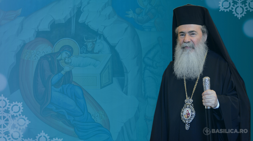 În Pastorala de Crăciun, Patriarhul Ierusalimului se roagă pentru pace