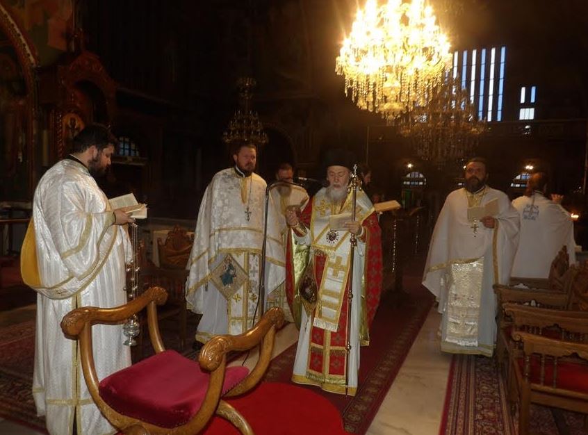 Η αρχαιοπρεπής Θ. Λειτουργία του Αγ. Ιακώβου τελέστηκε στην Κόρινθο