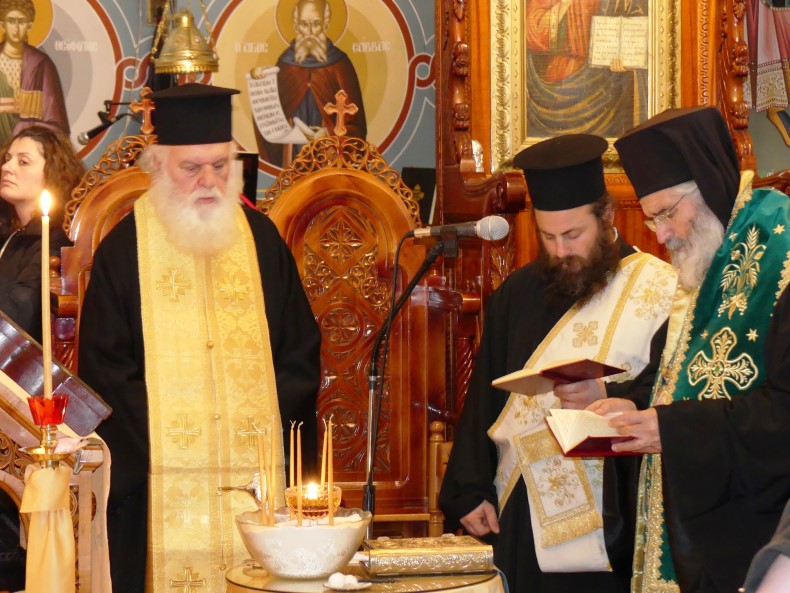 Το Μυστήριο του Ιερού Ευχελαίου τέλεσε ο Μητρ. Λέρου