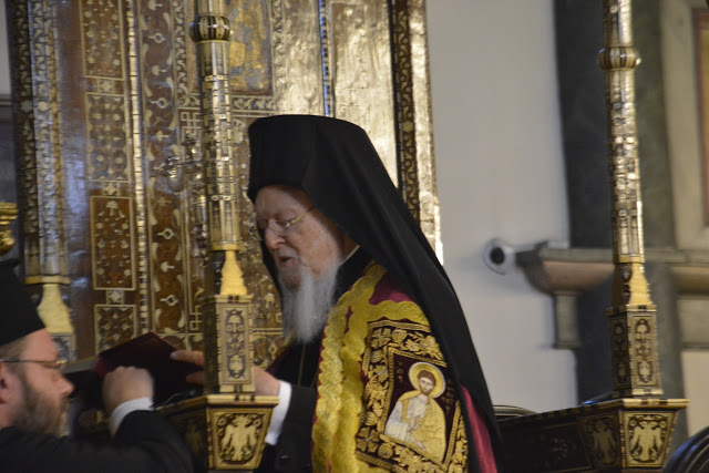 Ο Μέγας Εσπερινός της Πρωτοχρονιάς στο Φανάρι (βίντεο)