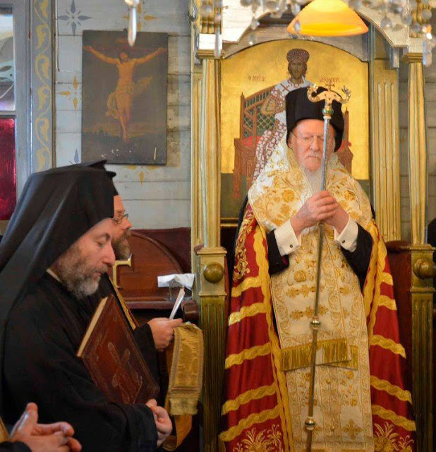 Ο Οικουμενικός Πατριάρχης στη Σκήτη του Αγίου Σπυρίδωνος