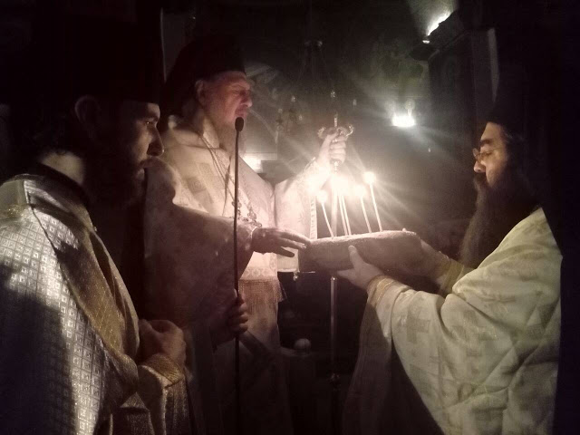 Ι.Μ. Πετράκη: Από την Αγρυπνία εις την μνήμην του Οσίου Φιλαρέτου