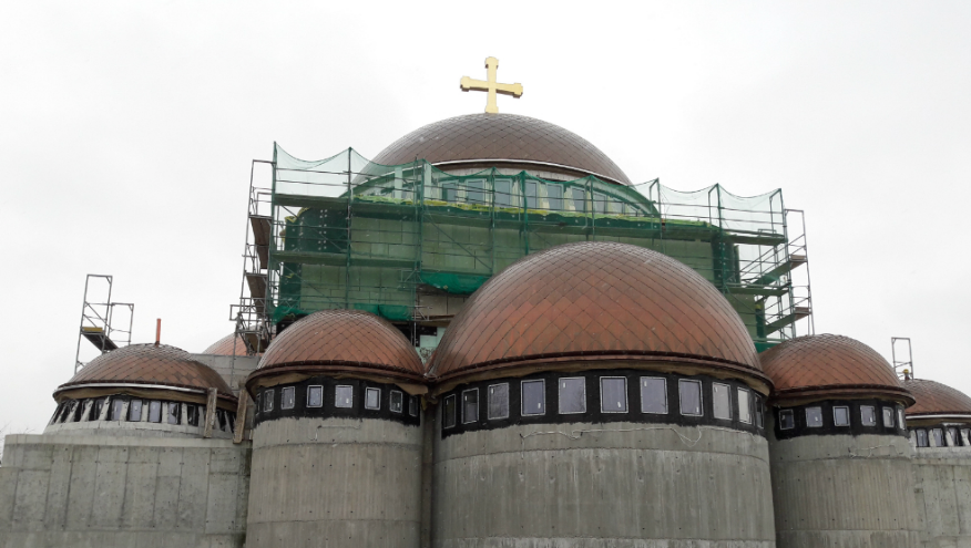 Catedrala din Varșovia | Lucrările au ajuns la cupola principală
