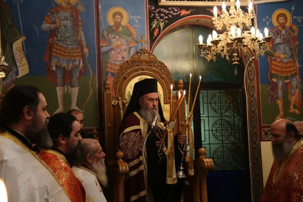 Αρχιερατικός Εσπερινός στην Ναύπακτο
