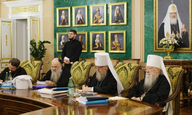 Святейший Патриарх Кирилл возглавил последнее в 2018 году заседание Священного Синода Русской Православной Церкви