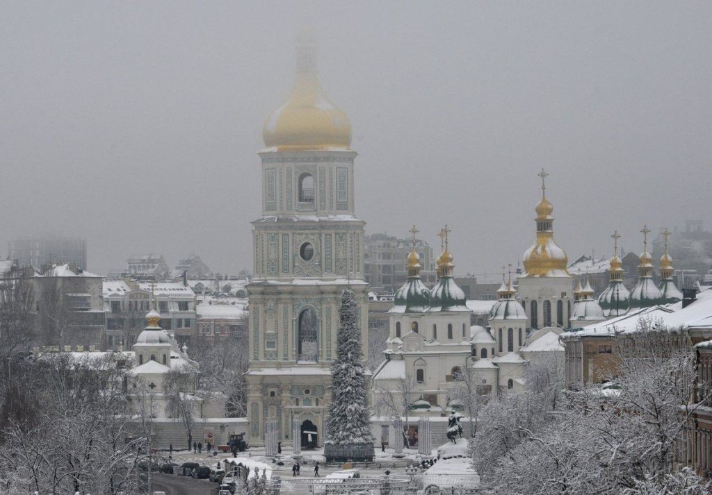 Tomos of autocephaly being exhibited in St Sophia Cathedral on Orthodox Christmas (VIDEO)