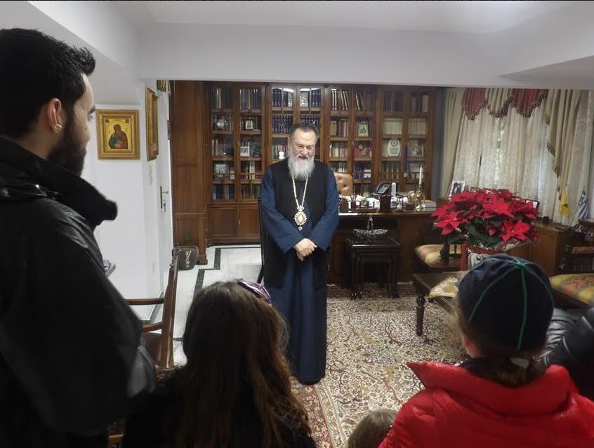 Τα Πρωτοχρονιάτικα κάλαντα στη Μητρόπολη Κορίνθου