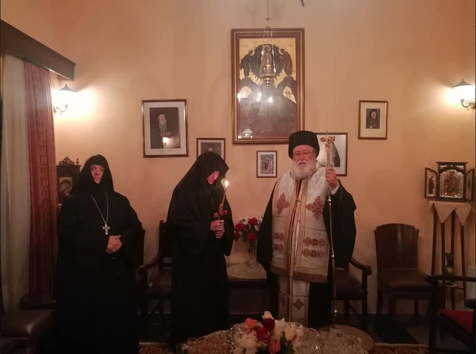 Κουρά Μοναχής στη Μητρόπολη Μαντινείας