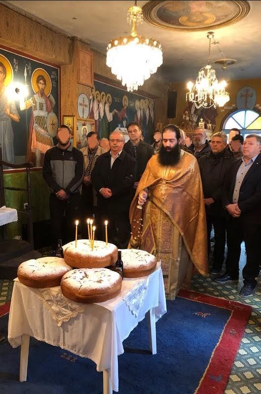 Η εορτή του αγίου Ελευθερίου στις φυλακές Χαλκίδος