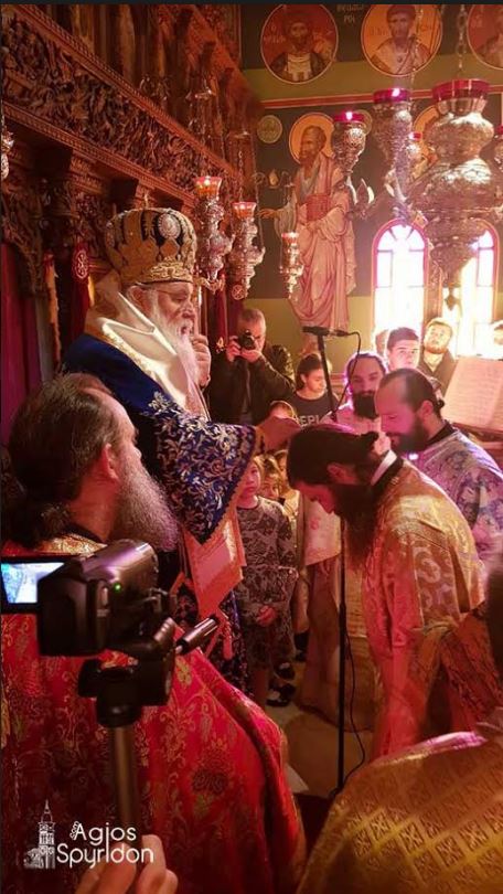 Χειροτονία Διακόνου στην Ι.Μ. Κερκύρας.