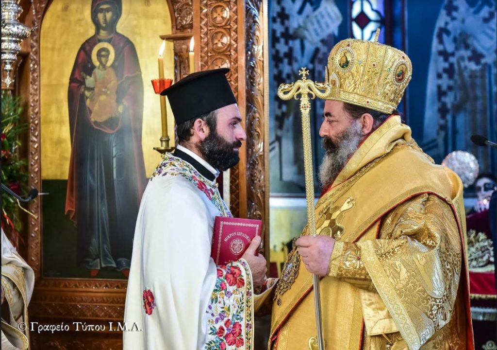 Χειροτονία διακόνου στη Μητρόπολη Λαγκαδά