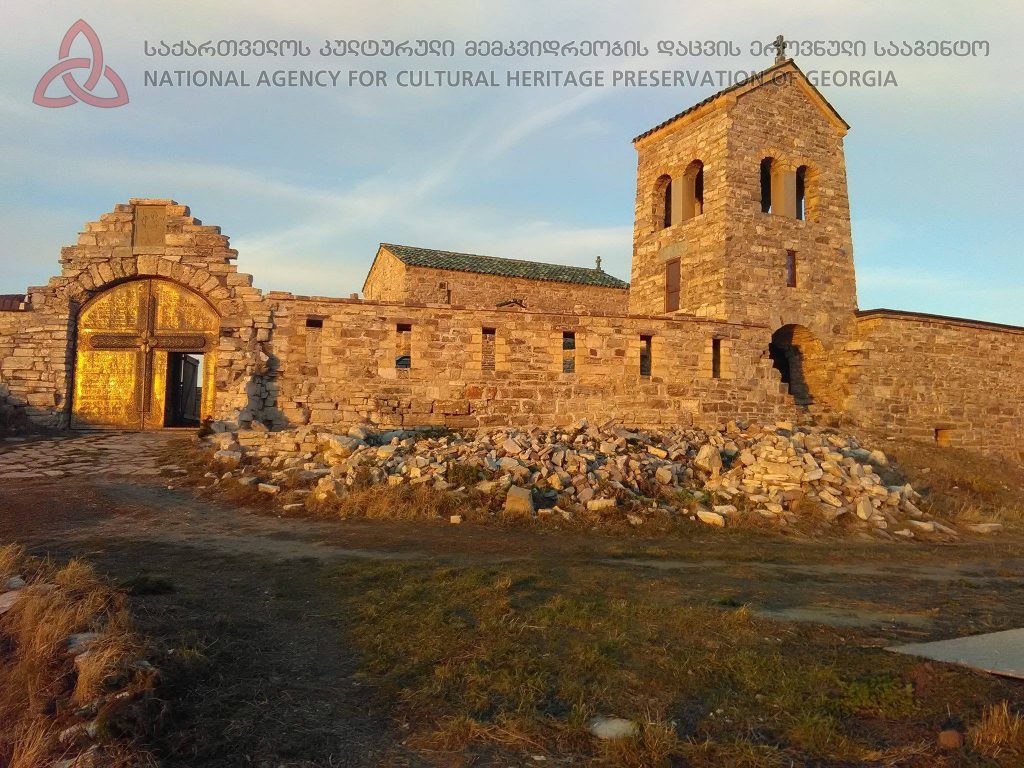 ალევის ოქროსკარიანი სამების მონასტრის კარიბჭის სარესტავრაციო სამუშაოები დასრულდა