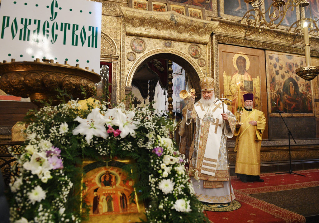 В праздник Собора Пресвятой Богородицы Святейший Патриарх Кирилл совершил Литургию в Успенском соборе Московского Кремля и возглавил хиротонию архимандрита Зосимы (Балина) во епископа Азовского