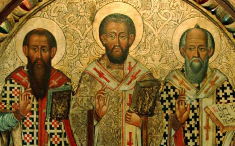 Οι Τρεις Ιεράρχες διέσωσαν αξίες με πανανθρώπινο περιεχόμενο
