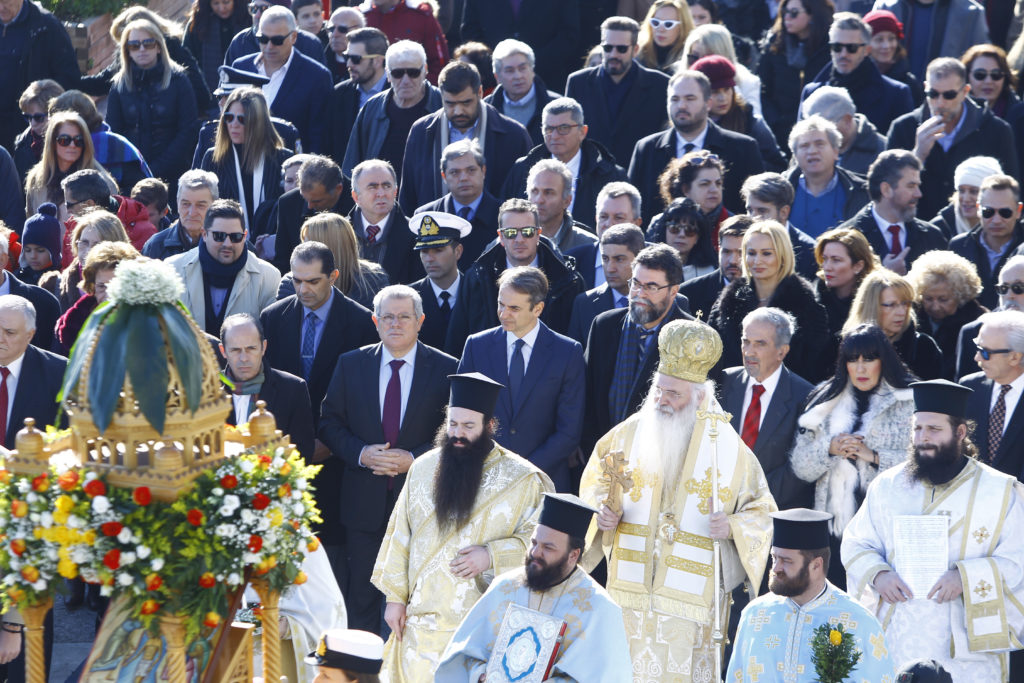 Στη Ραφήνα για τον Αγιασμό των υδάτων ο Κυρ. Μητσοτάκης