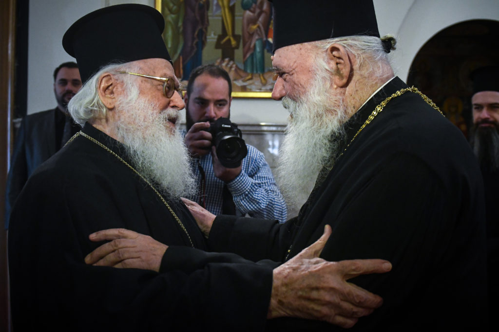 Στον Αρχιεπ. Αθηνών ο Αρχιεπίσκοπος Αλβανίας