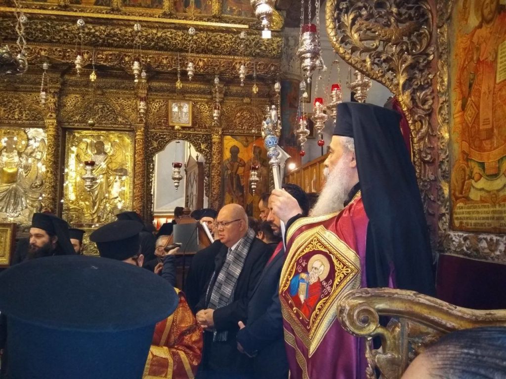 Το Πρακτορείο “Ορθοδοξία” στο ναό της Γεννήσεως στη Βηθλεέμ