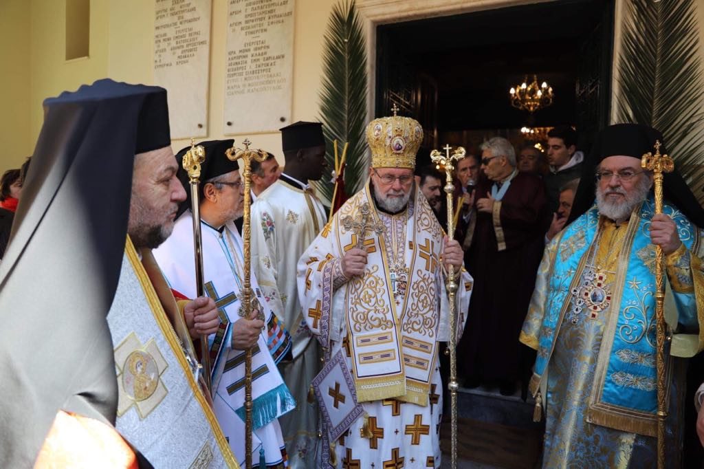 Λιτάνευση της Ιεράς Εικόνος στο Μετόχι του Πατρ. Αλεξανδρείας