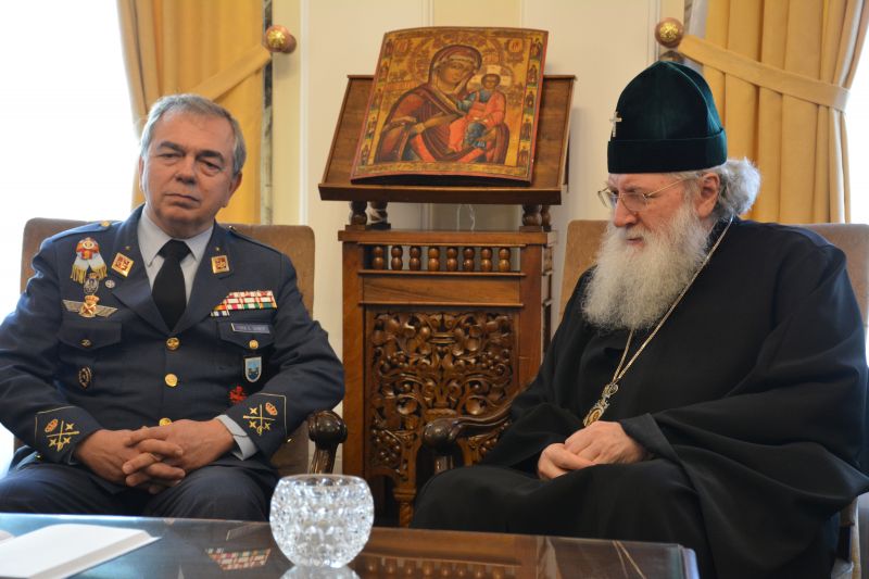 Негово Светейшество патриарх Неофит се срещна с генерал-лейтенант Рубен Гарсия Серверт