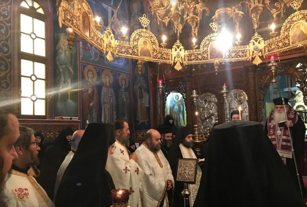 Εξόδιος Ακολουθία Καθηγουμένης της Ι.Μ. Καρακαλά