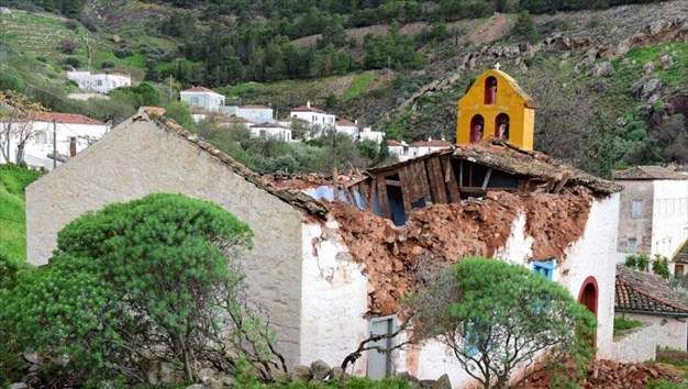 Κατέρρευσε ιστορικός ναός στην Ύδρα