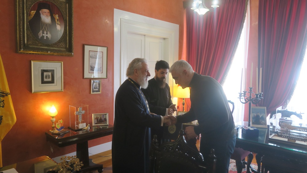 Ο Αντ. Νικοπολίδης στον Μητρ. Σύρου