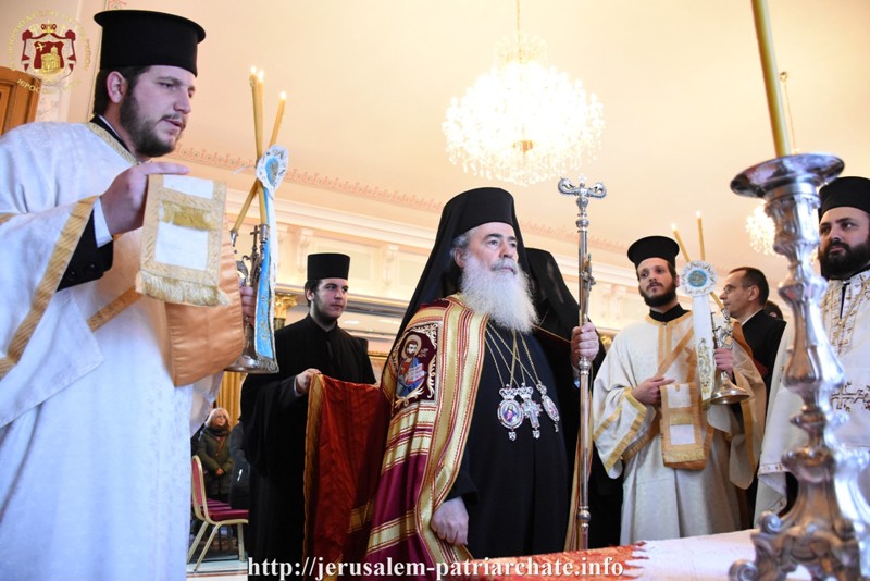 عيد جامع لوالدة الألة الكلية القداسة في البطريركية الأورشليمية