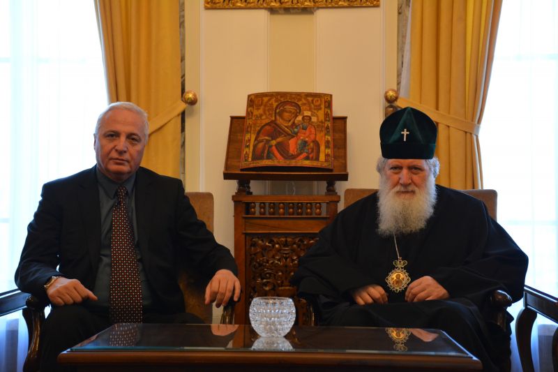Българският патриарх Неофит се срещна с председателя на Сметната палата г-н Цветан Цветков