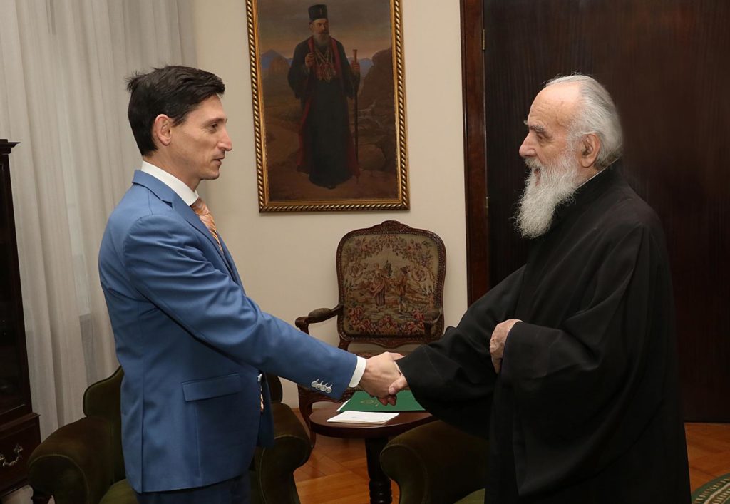 Στον Πατριάρχη Σερβίας ο Ουκρανός Πρέσβης