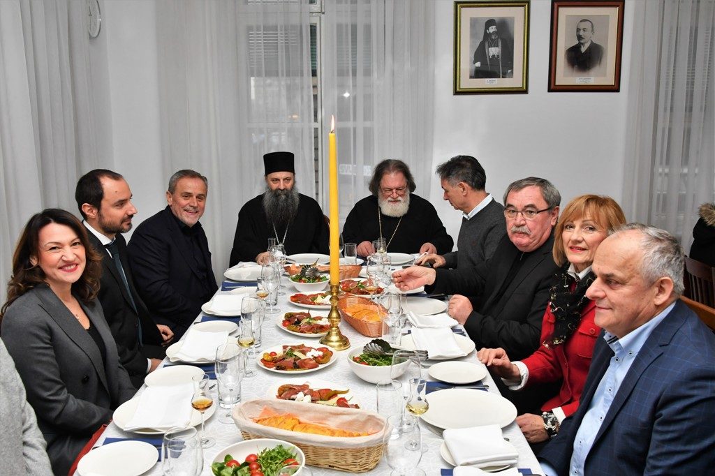 Το Χριστουγεννιάτικο γεύμα του Μητρ. Ζάγκρεμπ