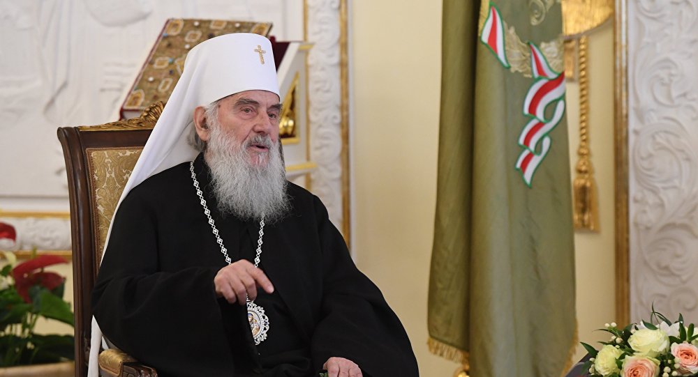 Serbian patriarch compares situation in Ukrainian Orthodoxy to bomb explosion