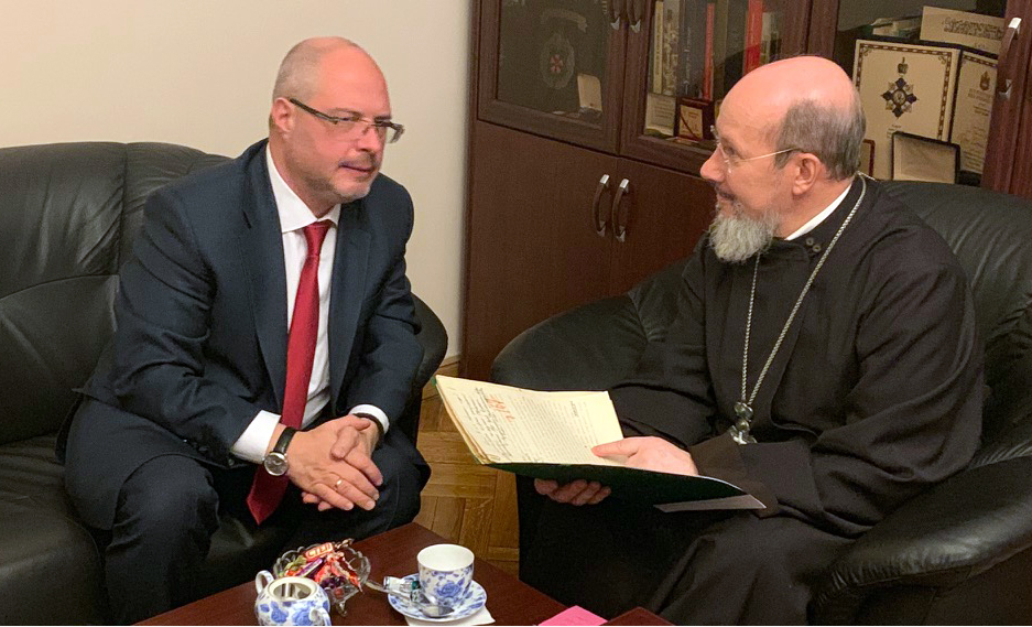 Состоялась встреча заместителя председателя ОВЦС с президентом Межпарламентской ассамблеи Православия С.А. Гавриловым