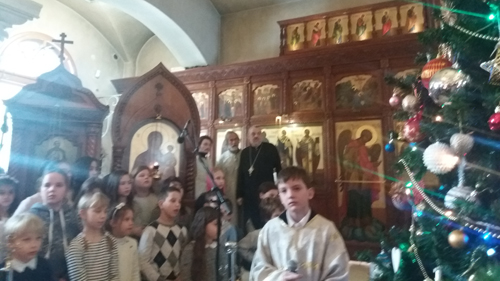 Божић прослављен у Руској цркви у Београду