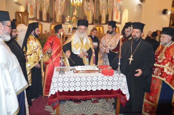 Κοπή Αγιοβασιλόπιτας στην Ι.Μ. Αρκαλοχωρίου