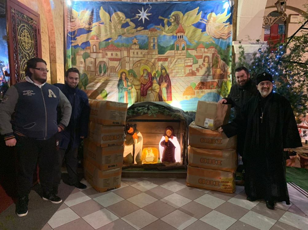 Αγιοβασιλιάτικο δώρο στην αγία Μαρίνα Ηλιούπολης από τη Γερμανία